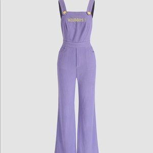 Cider Purple Jumpsuit XS